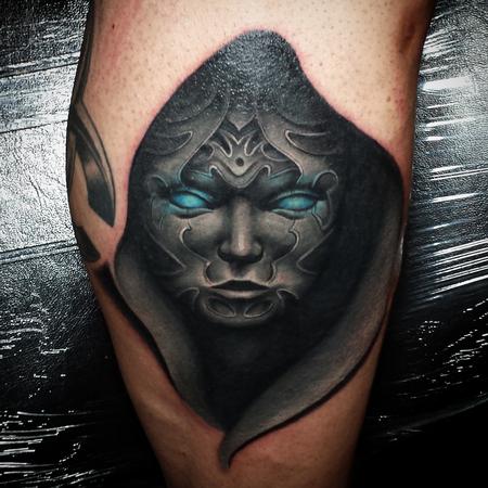 Dark woman tattoo Tattoo Thumbnail
