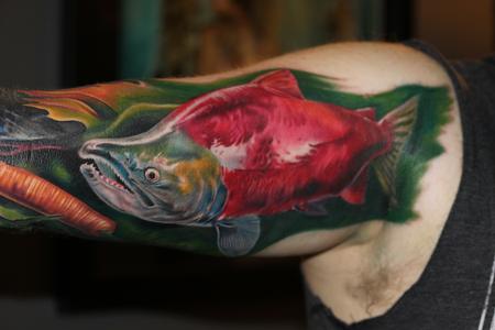 Sockeye Salmon Tattoo Thumbnail